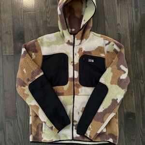 Mountain Hard Ware Men’s Hicamp Fleece Printed Hoodie Size Large
